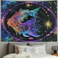 thumbnail image 2 of BCIIG Pisces Throw Blanket Flannel Constellations Blanket Warm &amp; Soft Horoscope Astrology Throw Blankets Constellation Theme Home Décor Tapestry, 2 of 6