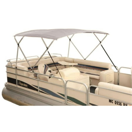Pontoon Bimini Top Attwood 369GY Traditional Pontoon Bimini Top Fabric for 1