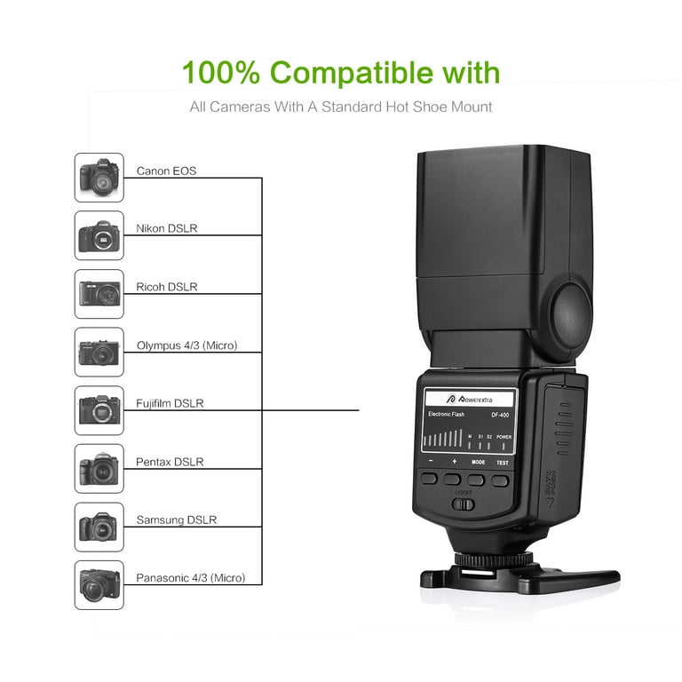 Powerextra DF-400 Speedlite Flash for Canon, Nikon, Pentax Powerextra DF-400 Speedlite Flash for Canon, Nikon, Pentax