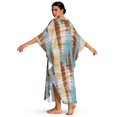 thumbnail image 3 of DISNIMO Cow Print Kaftan Dress for Women V Neck Batwing Sleeve Kaftan Maxi Dresses Lightweight Swimsuit Coverups Plus Size Summer Long Cover up for Bathing Suit, 3 of 7