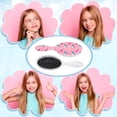 thumbnail image 4 of Abaima 4 Pack Toddler Hair Brush, Unicorn Baby Hair Brush, Small Hair Brush for Kids, Travel Detangler Brush for Straight Curly Thick Hair, Cute Mini Travel Brush with Air Cushion for Little Girls, 4 of 7