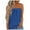 A088 Blue, variant on Women's Tube Tops Summer Casual Bandeau Tank Sleeveless Shirt Casual Strapless Blouse Off The Shoulder Tunic Shirts