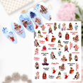 thumbnail image 6 of JYYYBF Christmas Nail Stickers, Self-adhesive Santa Claus Snowflake Elk Pattern Winter Nail Design for Christmas Nail Decoration, 6 of 8