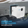 thumbnail image 6 of Kohree 60,000 BTU RV Tankless Water Heater Propane ,2.9 GPM Endless On-Demand Hot Water with 15 x 15 inches White Door and Remote Controller for RV Campers, 6 of 12