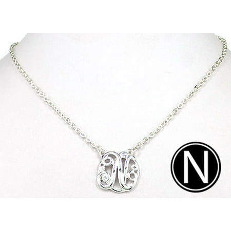 Jewelry Nexus Monogram Silver Tone 16 - Nexus Jewelry Reviews Jewelry Nexus Monogram Silver Tone 16 - Nexus Jewelry Reviews