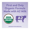 thumbnail image 2 of Similac Organic with A2 Milk Infant Formula, Gentle and Easy to Digest, with Key Nutrients for Baby’s First Year, No Palm Olein Oil, Non-GMO Baby Formula Powder, 23.2-oz Tub, 2 of 5