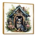thumbnail image 2 of Designart "Australian Cattle Dog Haven" Animals Framed Wall Art - Traditional Brown Dog Entryway Framed Wall Art Print, 2 of 6