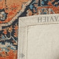 thumbnail image 4 of SAFAVIEH Classic Vintage Atanas Global Polyester Area Rug, Orange/Navy, 9' x 12', 4 of 8