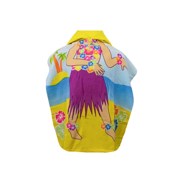 TOALLA TIPO PONCHO PARA BEBA DIBUJO DE HAWAIANA SUGAR GIRLS 133366