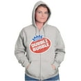 thumbnail image 3 of Vintage Dubble Bubble Gum Double Logo Zip Up Hoodie Men's Women's Brisco Brands S, 3 of 6