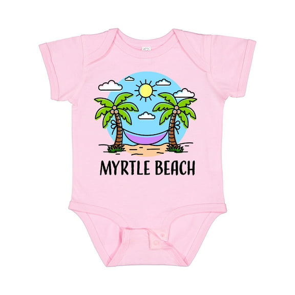 Inktastic Summer Vacation in Myrtle Beach Boys or Girls Baby Bodysuit