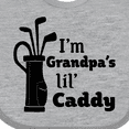 thumbnail image 4 of Inktastic I'm Grandpa's Lil' Caddy Golf for Kids Boys or Girls Baby Bib, 4 of 4