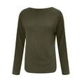 thumbnail image 5 of fatyb Women's Fall Winter Tunic Tops Basic Knit Long Sleeve Soft Sweater Lightweight Pullover Shirts, 5 of 6