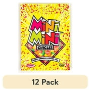 (12 pack) Gerrit J Verburg Co. Mini Fruit Flavored Mini Chicles Gum, Chewing Gum 22.5g Pack