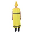 thumbnail image 3 of Orion Costumes Yellow Crayon Adult Costume | One Size Male, 3 of 7