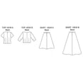 thumbnail image 2 of Tops & Skirts-XS-S-M-L-XL -*SEWING PATTERN*, 2 of 6