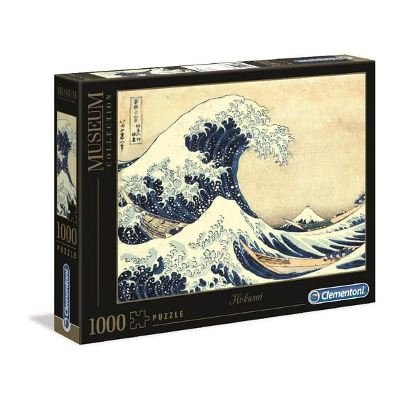 Rompecabezas Clementoni 1000 Piezas La Gran Ola De Hokusai Museum Collection