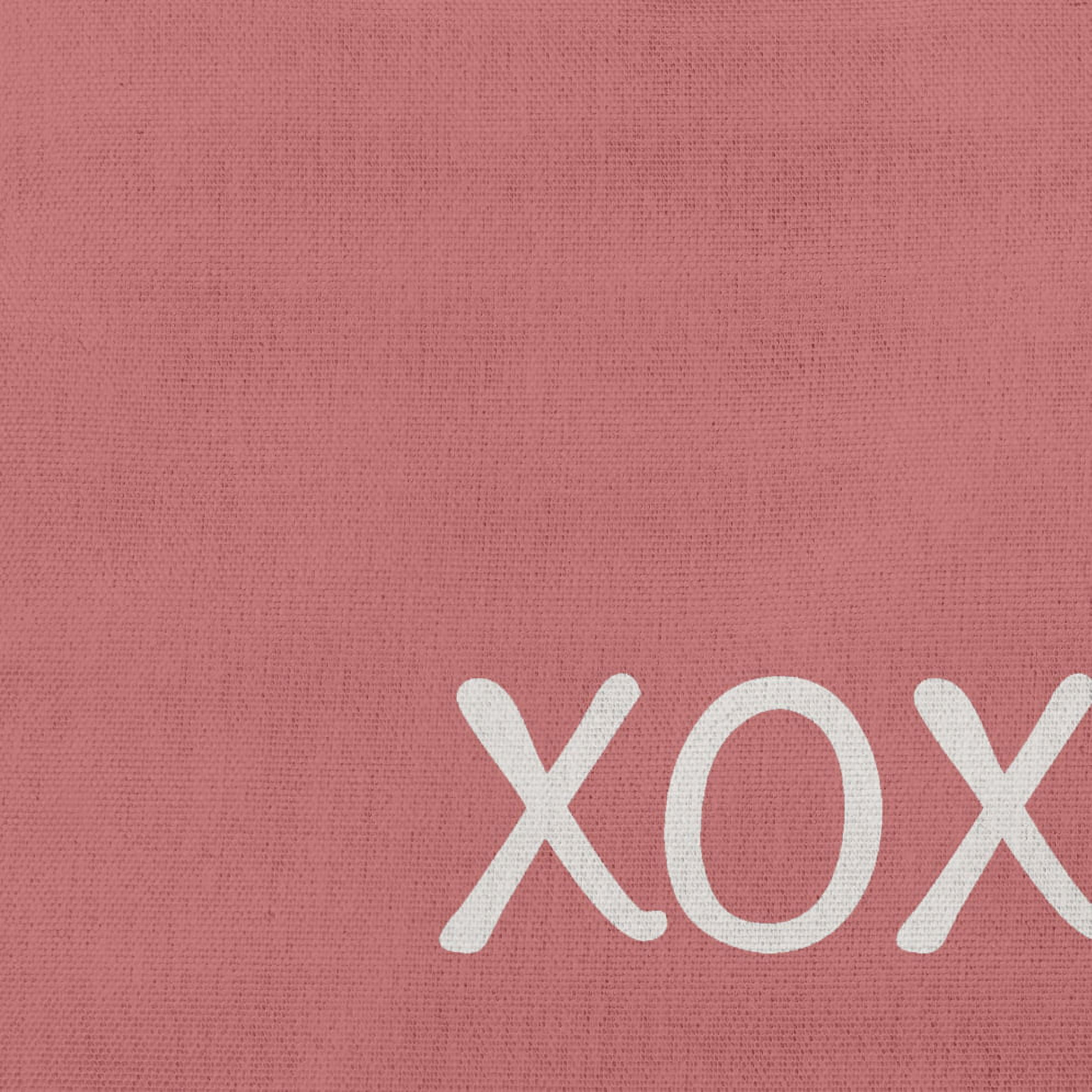 Simply Daisy 26 inch XOXO Valentines Decorative Throw Pillow