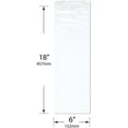thumbnail image 2 of Plymor 6" x 18" (Case of 1,000), 2 Mil Zipper Reclosable Plastic Bags, 2 of 3