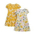 thumbnail image 1 of Conjunto de vestido Simple Joys by Carter's Girls 4T de manga corta x2, 1 of 3