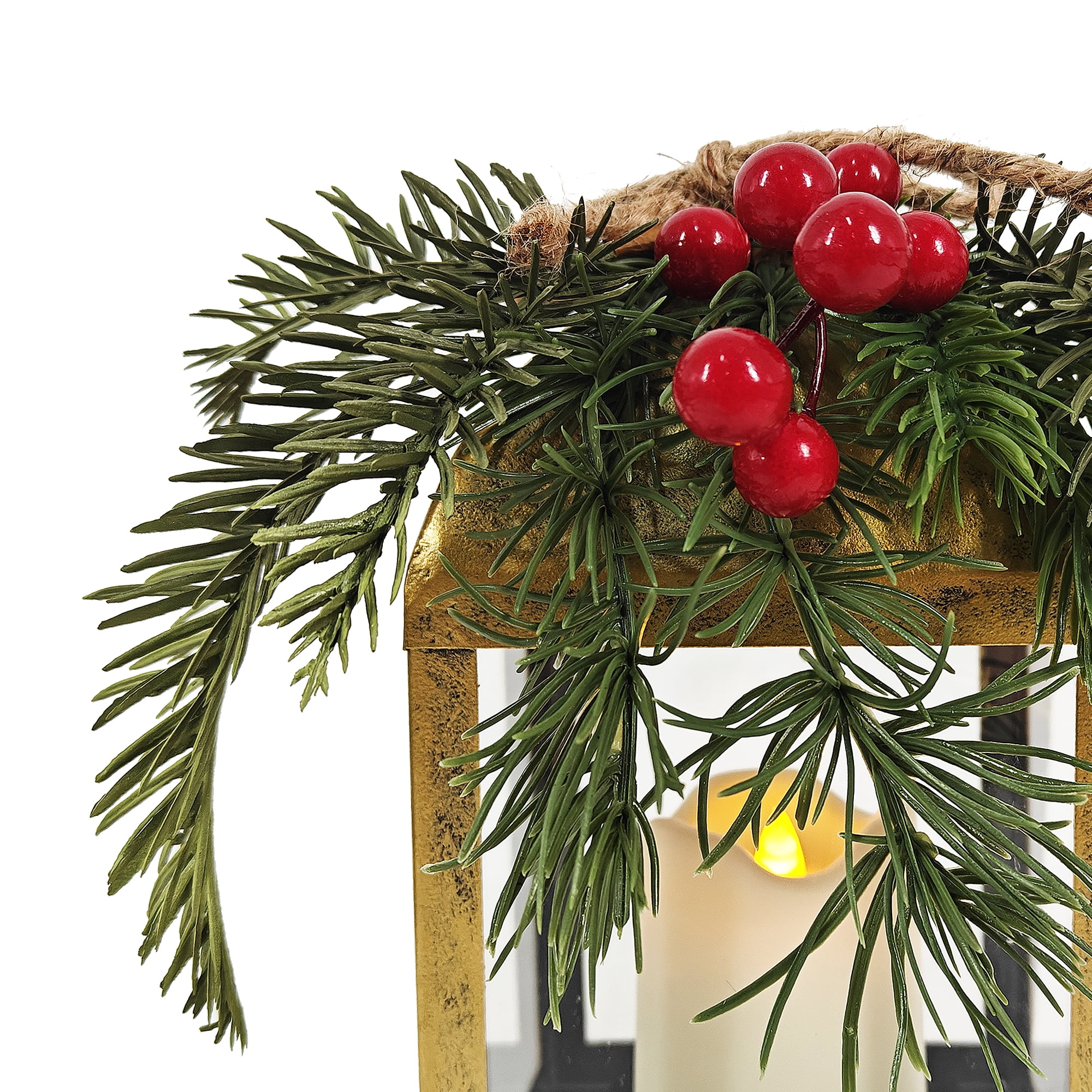 Holiday Time GT LED Gold Lantern