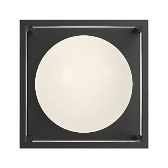 EW519106BK-Alora Lighting-Amelia - 1 Light Outdoor Wall Mount-6.38 Inches Wide