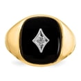 thumbnail image 4 of Auriga 10k Yellow Gold Y AA Diamond men's ring Size- 9.5, 4 of 6
