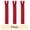Red, variant on Coats & Clark Polyester 7" All-Purpose Red Sewing Zipper, 1 Each