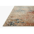 thumbnail image 3 of Loloi Bianca Collection BIA-09 Ocean / Spice, Abstract Area Rug 2'-8" x 7'-6", 3 of 5