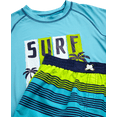 thumbnail image 5 of Quad Seven Boys' Rashguard Set - Short Sleeve Swim Shirt and Bathing Suit Set (Size: 4-12), 5 of 7