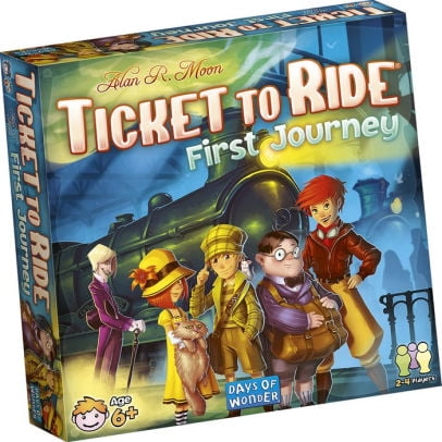 Ticket To Ride First Journey Board Game Walmart Com Walmart Com