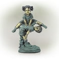 thumbnail image 3 of Girl Jumping Over Boy Statue, 3 of 15