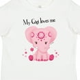 thumbnail image 4 of Inktastic Aditi My Gigi Loves Me Pink Elephant Beautiful Girls Toddler T-Shirt, 4 of 5