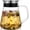 27oz|800ml, variant on 51oz|1500ml Borosilicate Glass Teapot with Stainless Steel Infuser Lid, Stovetop Safe Hot & Iced Tea Maker