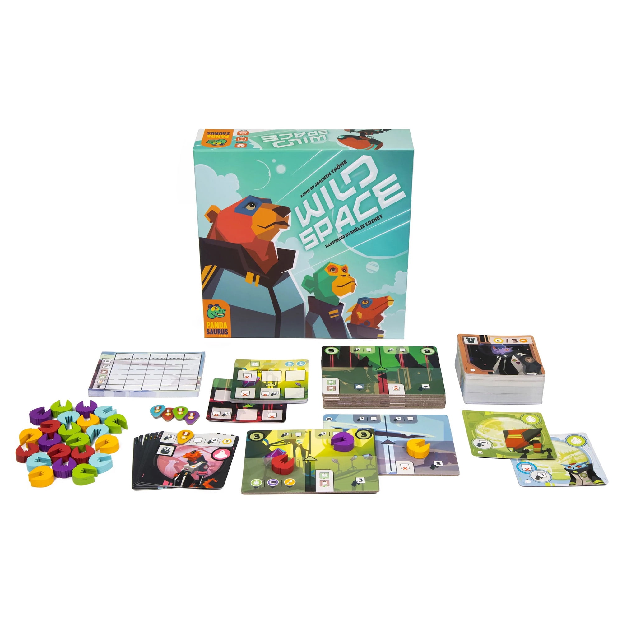 Wild&nbsp;Space&nbsp;- Strategy Board Game, Pandasaurus Games,&nbsp;Ages 10+, 1-5 Players, 10-30 Min