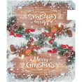 thumbnail image 5 of Winter Christmas Pine Tree Mailbox Cover Holly Berry Snowflakes Mailbox Covers Magnetic Large Oversized 21"X25.5" Mailbox Wraps Post Letter Box Cover Garden Decorations, 5 of 6