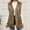 Brown, variant on Women’s Shaggy Long Faux Fur Vest Autumn Winter Warm Waistcoat Sleeveless Vest Jacket
