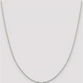 thumbnail image 5 of Sterling Silver .9mm Flat Link Cable Chain (20 X 0.9) Made In India qpe76-20, 5 of 5