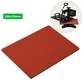 thumbnail image 1 of Silicone Rubber Pad,* 380 * Rubber Pad Temperature Mat Silicone Rubber Heat Sublimation Temperature Resistant Plate * 8mm Heat Plate Compatible With 380 * 8mm Press Hine Heat 290 * 380 Heat Press Red, 1 of 6