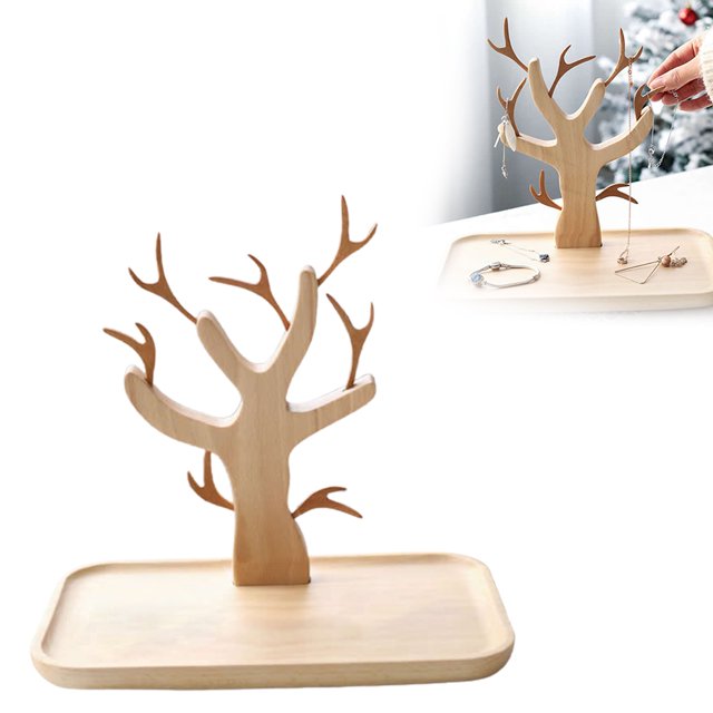 Estante Para Aperitivos De Árbol De Navidad, Estante Multifuncional De Madera Para Aperitivos, Soporte De Exhibición, Bandejas Para Servir Para Fiesta De Navidad matsuzay AP006110-00