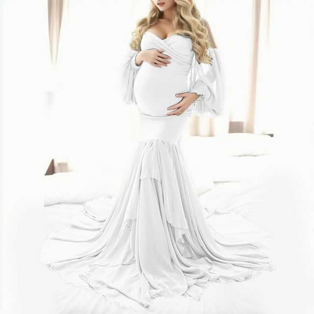 WILLBEST Robes Noires Vêtements de Maternité Robe d'Alimentation Fournisseur Robe de Maternité Robe Sans Manches en Maille pour Séance Photo