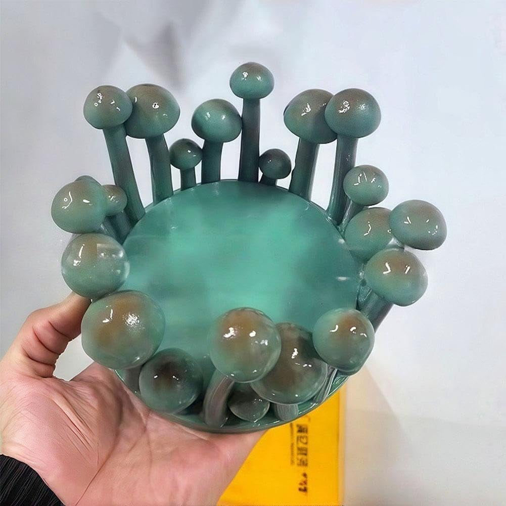 Halloween Decorations, Paper Towel Holder - Mushroom Paper Towel Holder, Unique Paper Towel Holder, Cute Mushroom Candle Holder, Unique Home Decor for Kitchen, Bathroom, Office (1PC)