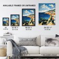 thumbnail image 3 of Italian Coastal Cityscape at Summer Oil Painting Unframed Wall Art Print Poster Home Decor Premium, 3 of 5