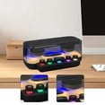 thumbnail image 1 of Altavoz Bluetooth para computadora, altavoz portátil con micrófono integrado, retroiluminación RGB y barra de sonido para teclado, para computadora de, 1 of 9