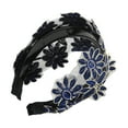 thumbnail image 5 of Unique Bargains 1 Pc Fashion Wide-side Headband 6.3"x4.92" Blue, 5 of 6