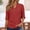 Red2, variant on Women's Boho Floral Embroidered Linen Blend Shirt,Spring Cotton Peasant Tops For Women Cotton Linen Tops Pullover Shirts Peasant Blouses For Women Embroidered Blouses For Women V Neck