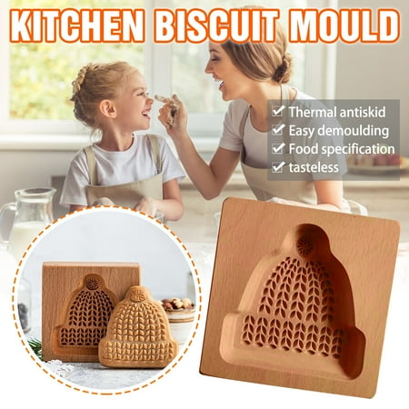 

WSBDENLK Big Deals Cookie Die Cutting Machine Conical Plant Model Cookie Wooden Gingerbread Kitchen Supplies Clearance