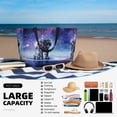 thumbnail image 5 of Daiia Astronauts Start Running Beach Travel Bag - Water-Resistant Beach Bag, Lightweight Tote with 7 Pockets for Women and Men - Gym,Pool,Camping,Reusable Grocery Bag, 5 of 7