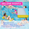 thumbnail image 4 of RO Piscina Playa Sillón reclinable flotante Inflable Hamaca de agua Cama flotante Sillón Drifter Piscina Playa Flotador para adultos rosa Sincero Electrónica, 4 of 5