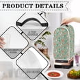 thumbnail image 4 of HELLHERO Cartoon Bear Butterflies Coffee Machine Dust Cover 1Pcs Polyester 15.94"H x 9.45"L x 7.28"W for Kitchen Home Easy to Install, 4 of 6